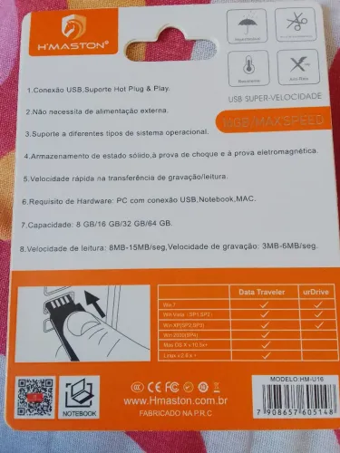 PENDRIVE USB SUPER-VELOCIDADE