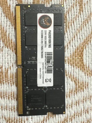 Memória RAM para Notebook 16GB DDR4 2666MHz FNX (Impecável)