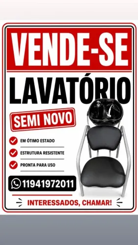 Lavatório semi novo