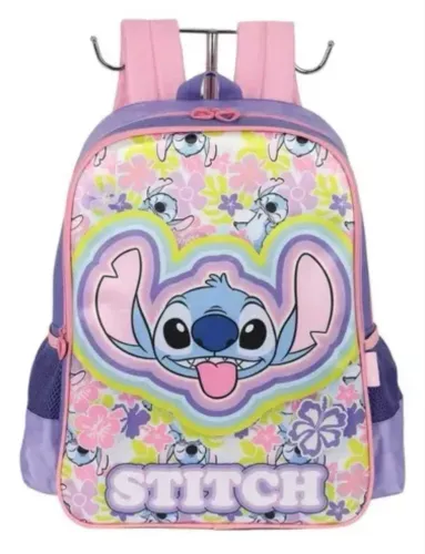 Mochila do Stitch com lancheira