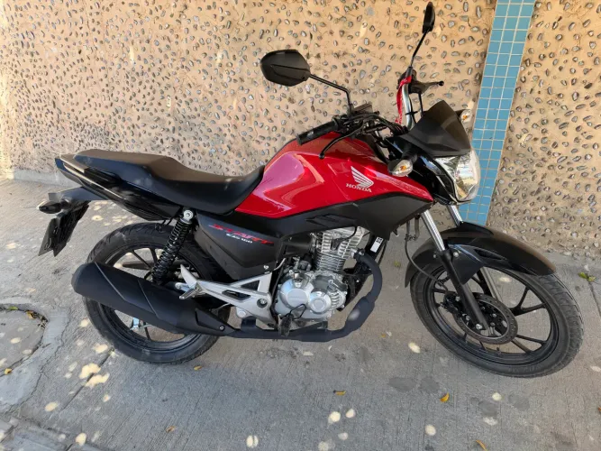 Start 160 vermelha, moto extra