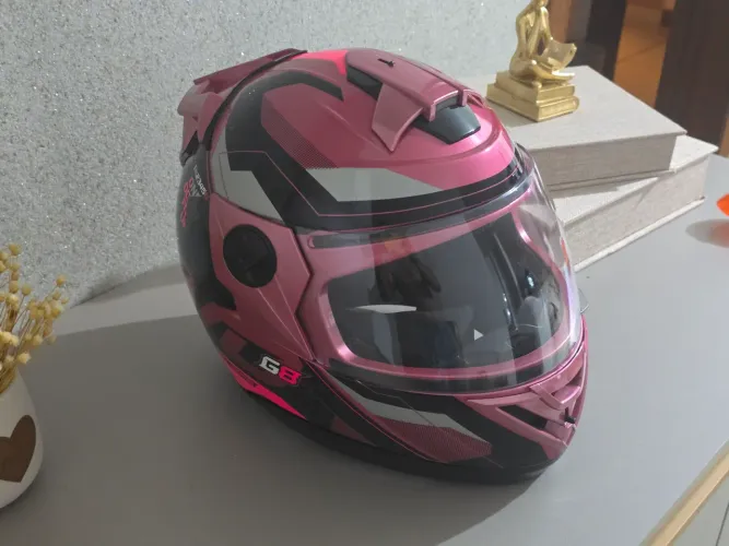 Capacete Pro Tork Evolution G8 EVO ROSA METÁLICO número 58 novo e com nota fiscal