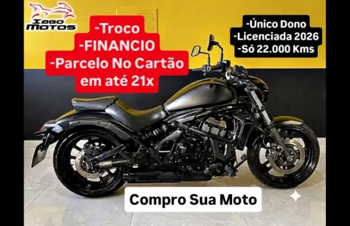 Kawasaki Vulcan 650 ABS 2020, 22.000 Kms, royal enfield shadow 600 twister fazer midnight