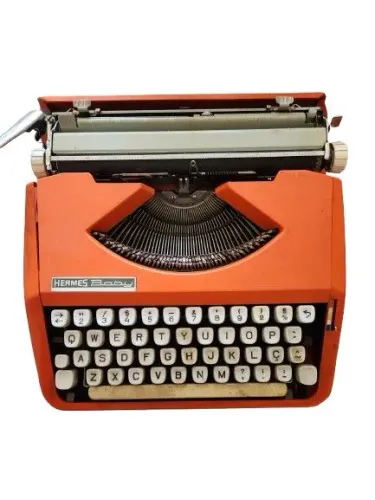 Maquina de escrever classica Hermes Baby