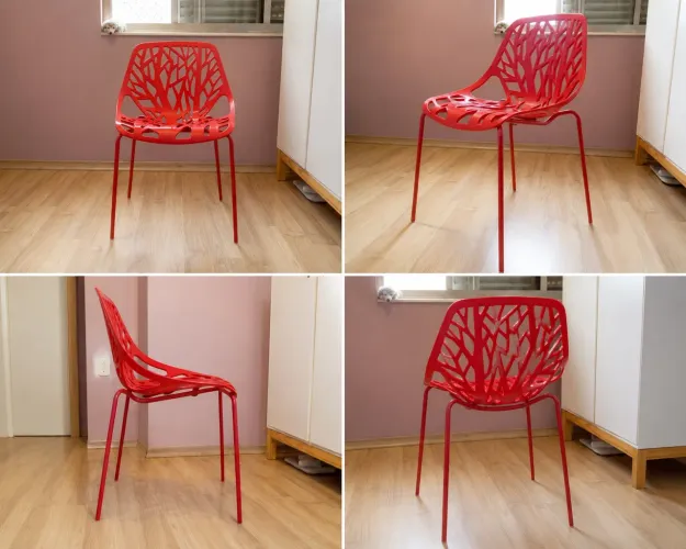 Cadeira Design Vermelha | Moderna | Ótimo Estado