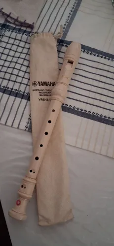 Flauta Barroca. Soprano.Instrumentos musicais.