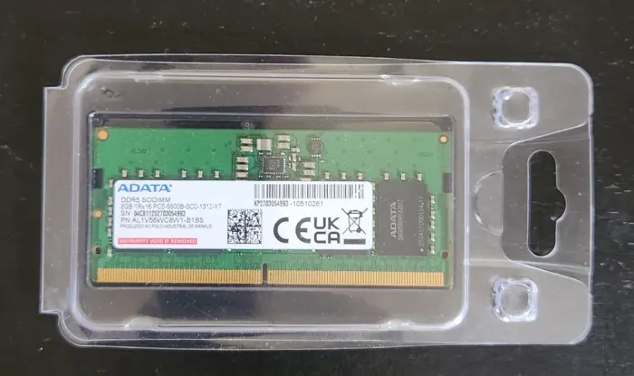 Memória RAM 8GB - DDR5 Notebook