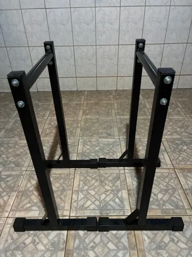 Kit calistenia: paralelas + paralletes + cinto + colete