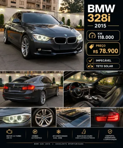 BMW 328I A Sport 2.0 16v/2.0 16V Flex 4P 2015
