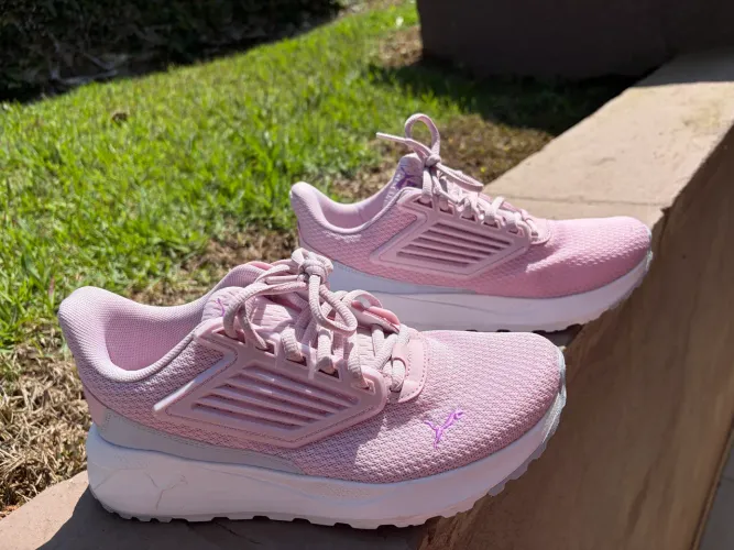 Puma Tetra Big Sneakers tam 35 - 5,5 EUA Rosa