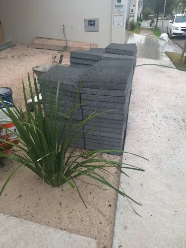 piso drenante placa area externa R$ 120.00 reais o m².