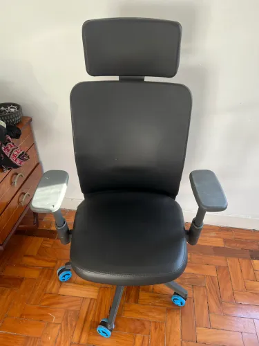 Cadeira Escritório Ergonômica Flexfom Tecton Unique Preta