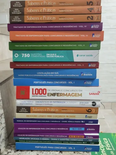 Kit Livros Enfermagem