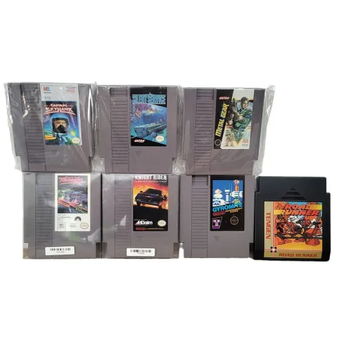 Jogos Nintendinho NES 8 Bits 72 Pins Original A PARTIR DE 120 Reais