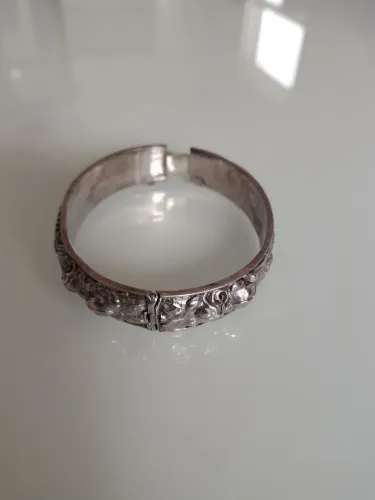Bracelete prata Portugal anos 1940 8,9 gramas