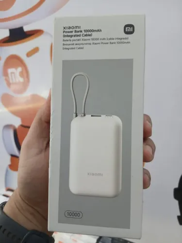 POWER BANK 10000mAh Cabo Integrado da Xiaomi