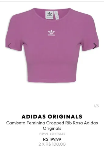 Croped original Adidas 