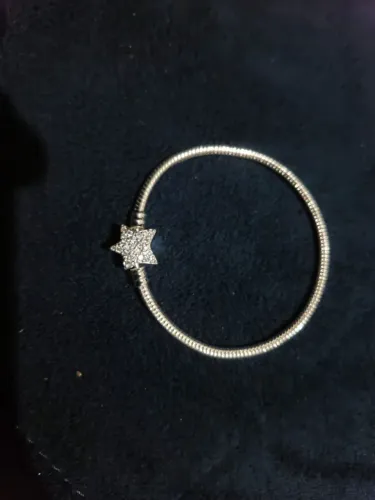 Pulseira inspiração Pandora de estrela 
