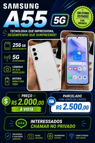Vendo Celular A55 Samsung - Em perfeito estado