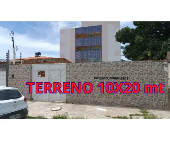 Terreno no Gercino Coelho 200m² Localização Privilegiada Rua Asfaltada