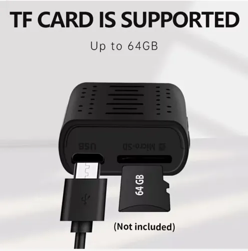Mini Câmara HD Magnética Super Potete com Detecção AI<br>Magntete com Detecção AI, Monitoriza