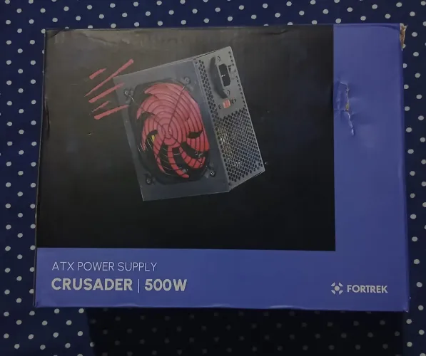 Fonte Atx Fortrek Crusader 500w