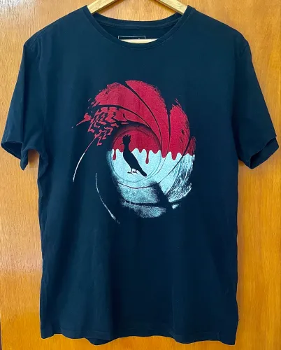 Camiseta Reserva Preta Original Estampa Exclusiva Tam. M