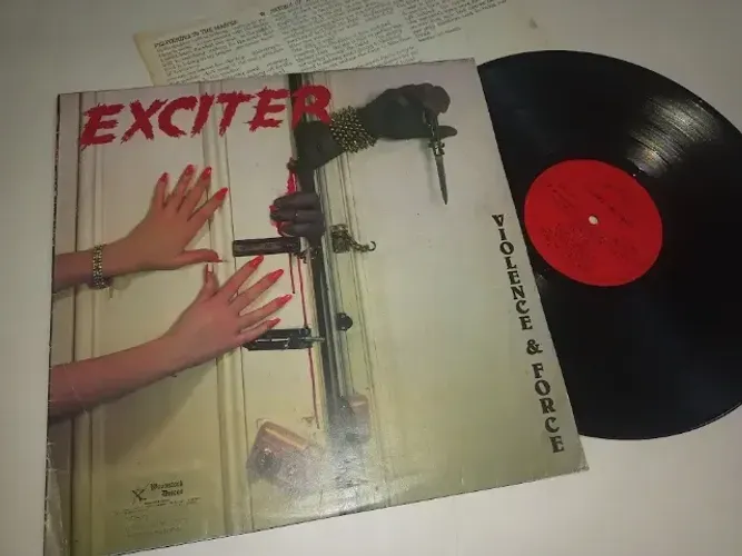 Exciter - Violence & Force Lp heavy metal Dark Angel Anvil Agent Steel Exodus Slayer