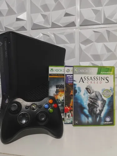 Xbox 360 + 3 Jogos Originais