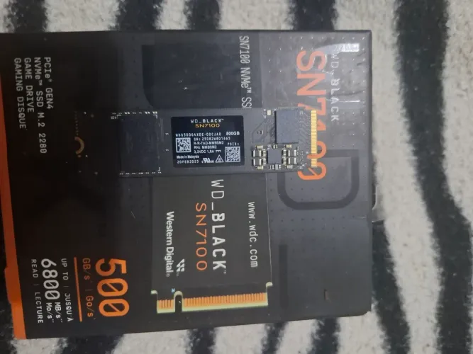 ssd nvme wd black sn7100 500gb