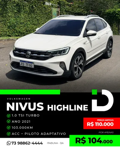 Volkswagen Nivus Highline 1.0 200 TSI Flex AUT 2021