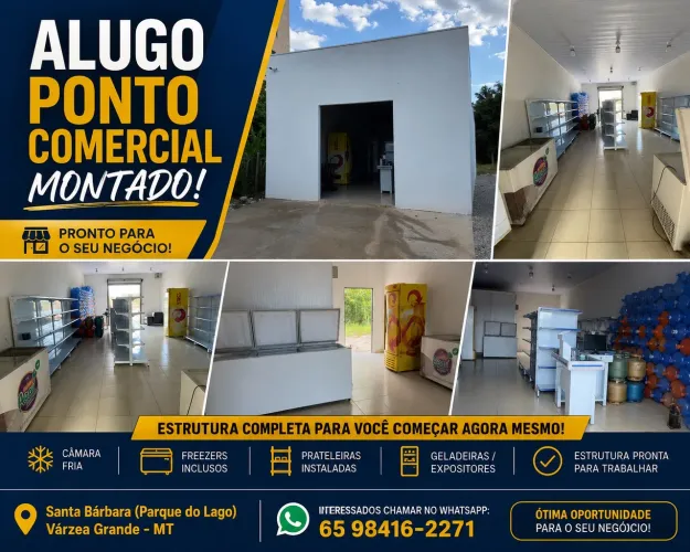 ALUGO PONTO COMERCIAL 