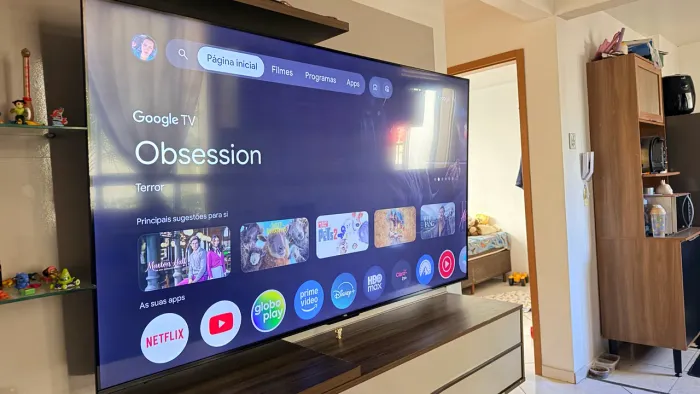 Tv smart 70 polegadas com Google tv ultra 4k