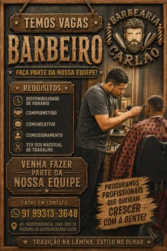 Barbeiro vaga