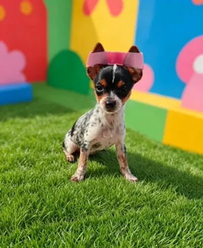 Pinscher Fêmea Cheia de Charme