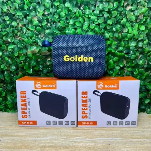 Caixa De Som Bluetooth Portátil, Bateria recarregável GP-M15 - GOLDEN PRO