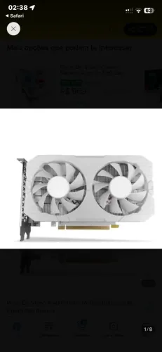 RX580 8GB PLACA DE VÍDEO + Suporte ajustável