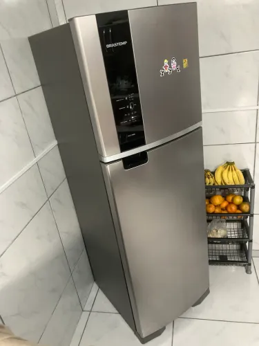 Geladeira/Refrigerador Brastemp Frost Free Duplex Prata 463L