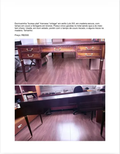 Escrivaninha vintage