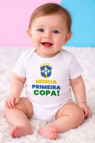 BODY INFANTIL COPA DO MUNDO ( BRASIL )