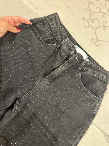 Calça de brilho preta