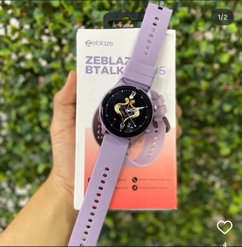 Smartwatch Zeblaze Btalk 3 Plus Preto, Tela HD de 1.39", com Chamadas e Monitor de Saúde
