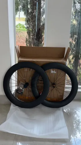 Rodas em carbono 80mm - Lite Wheel (disc)