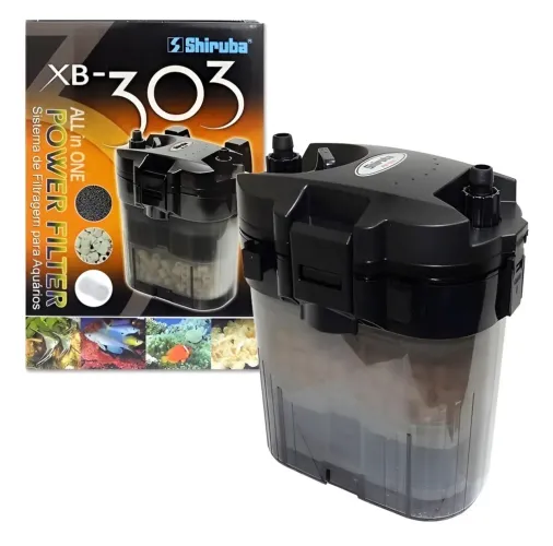 Filtro Externo Canister Aquário Shiruba 360L/H
