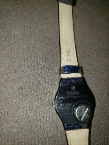 Relógio antigo SWATCH LADIES LB115 - CLASSIC TWO / AG1987 - VINTAGE * NEW STRAP