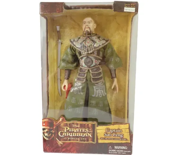 Boneco Capitão São Feng - Piratas do Caribe 