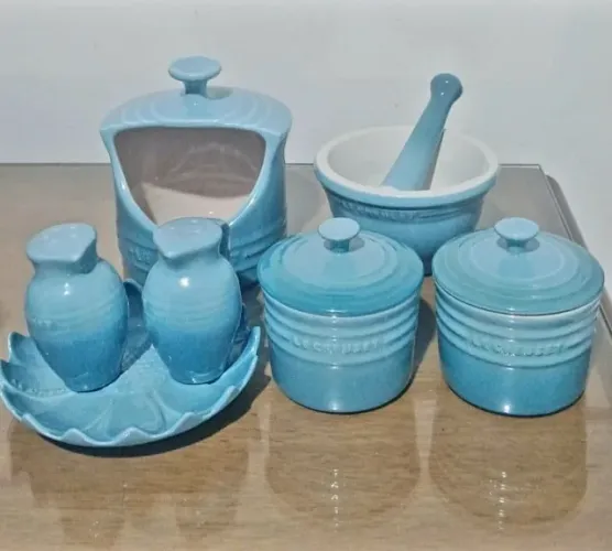 Set Azul Caribe Le Creuset