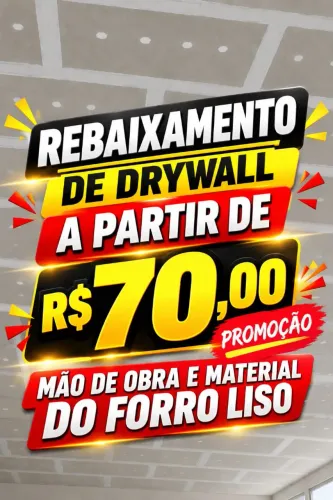 Mega Promoção a partir de 70 reais metro quadrado
