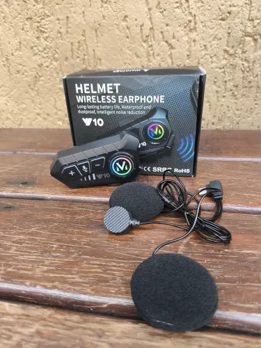 Intercomunicador para Capacete Via Bluetooth 