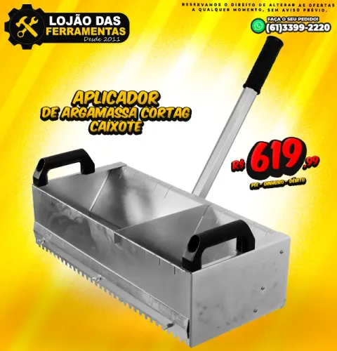 Aplicador de Argamassa Cortag Caixote